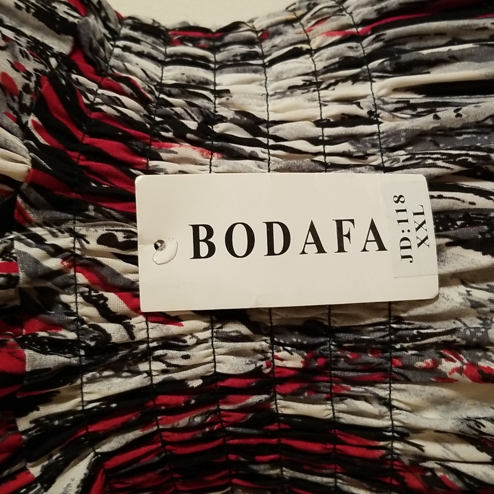 Bodafa JD 118 women's multi color blk, XXL dress. - Picture 17 of 17